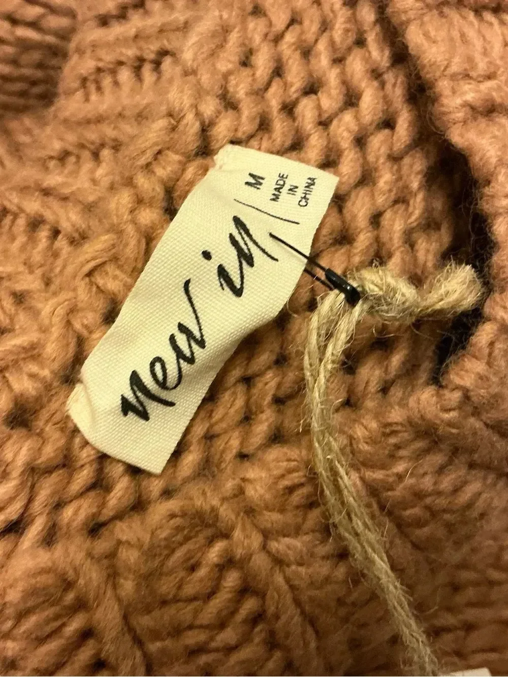 NWT  New in Pom-Pom Crewneck Sweater in Camel